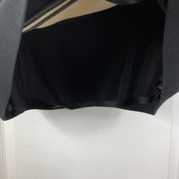 KATE SPADE Skirt 10 Stripe Cream Black Wool blend A-Line Stitch-Detail ”Clemonce - Picture 9 of 9